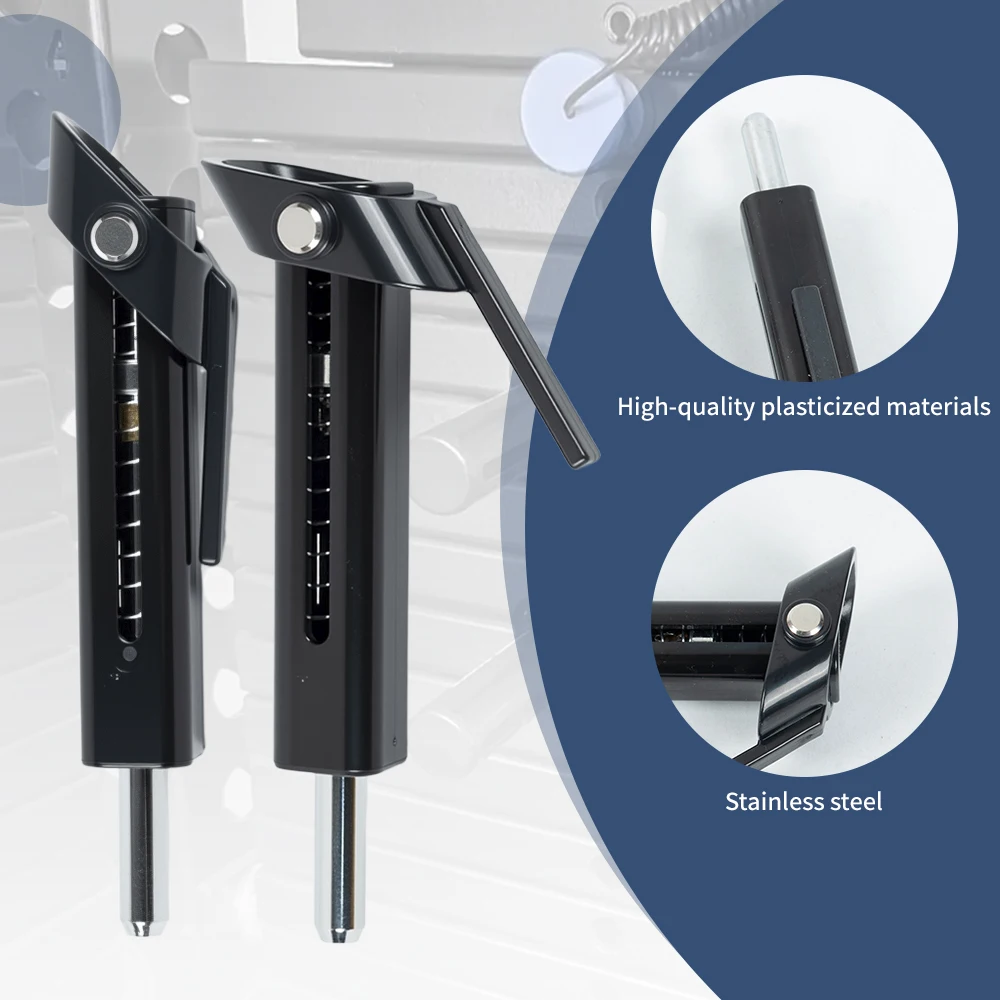 عبوتان من دبابيس الوزن شديدة التحمل (9.5/7.8 مم) - قفل آمن لأقصى أداءً في صالة الألعاب الرياضية وتدريبات القوة!