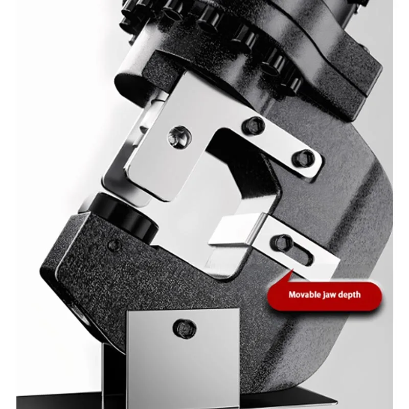 

Электрический гидравлический штамповочный станок с двигателем из чистой меди, портативный гидравлический штамповочный инструмент, угловой железный/канальный стальной перфоратор