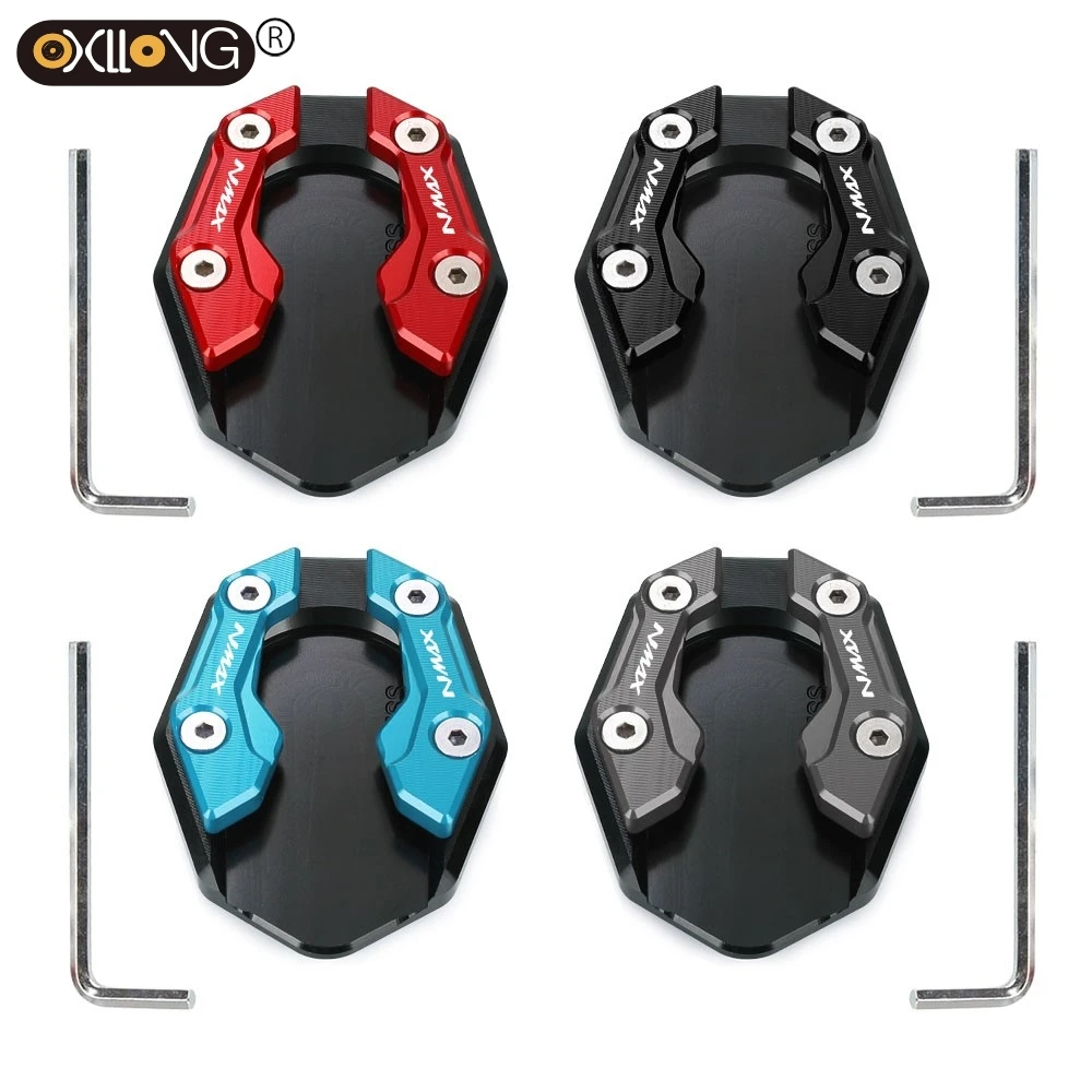 

For Yamaha Nmax Yamaha AEROX155 Nvx155 XMAX 250 300 Nmax 155 Motorcycle Kickstand Foot Side Stand Enlarger Extension Plate Pad