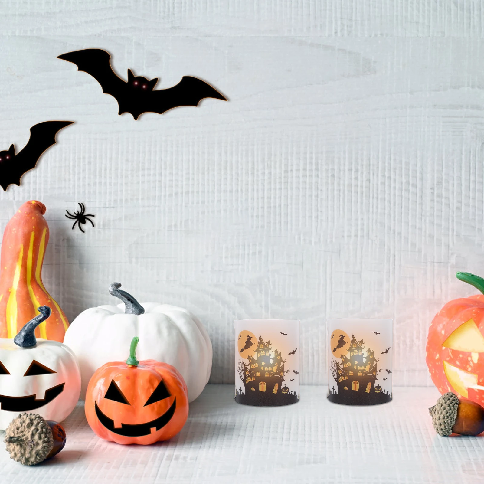 8 шт. пластиковые оттенки для труб с открытым концом, простой дизайн, простота в эксплуатации, романтические товары для украшения дома