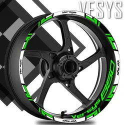 Reflective Motorcycle Accessories Wheel Sticker Inside of Hub Decals Rim Stripe Tape For Versys 650 Versys 1000 versys
