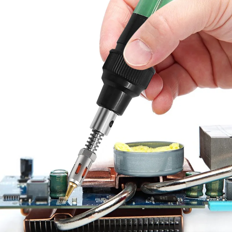 1300 C Butane Gas Welding Soldering Irons Welding Pen Burner Blow Torch Gas Soldering Iron Cordless Butane Tip Tool DIY bread