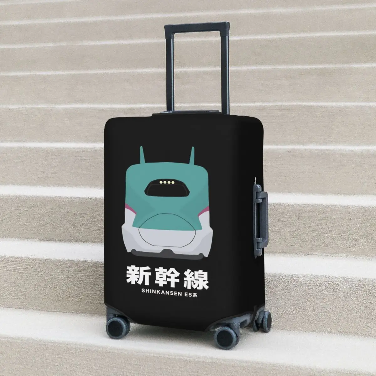 

Чехол для чемодана в стиле японского скоростного поезда Shinkansen, эластичный, для путешествий, защитный, для отпуска