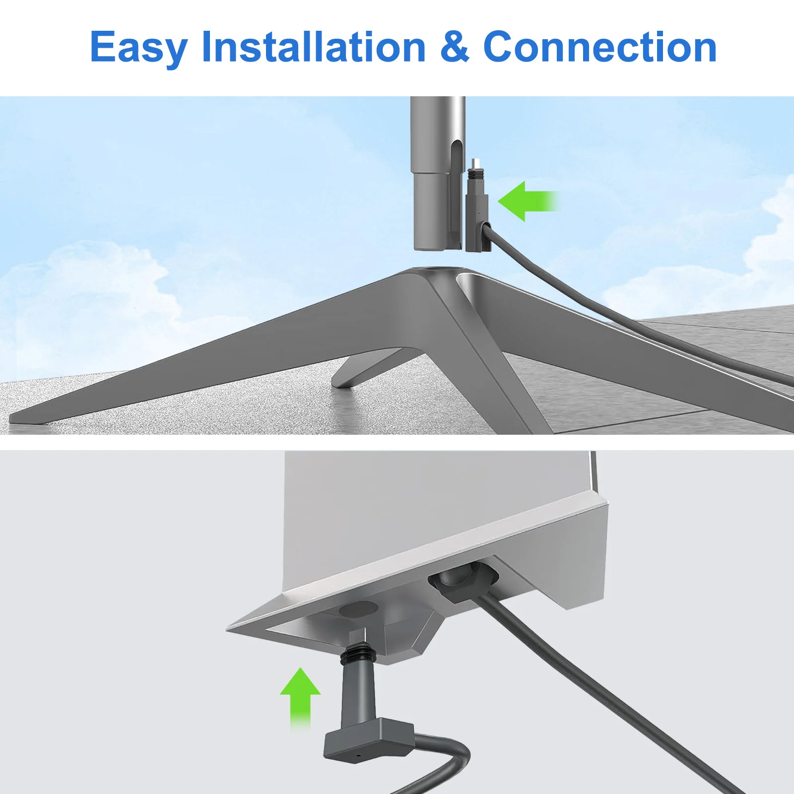 Router Cable for Starlink Rectangular Satellite Replacement Cable Multifunctional Satellite 1200Mbps Transmission Extender Cable