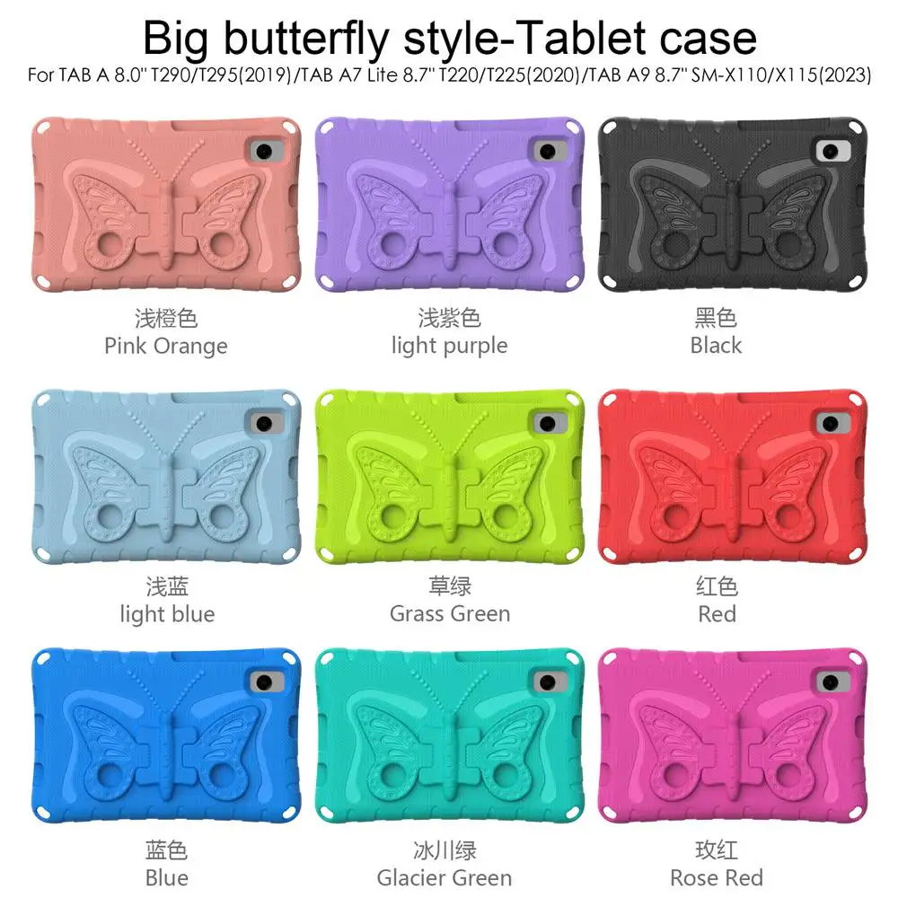 For Samsung galaxy Tab A9 8.7 inch Case SM-X110 SM-X115 EVA kids cover for A9 8.7\