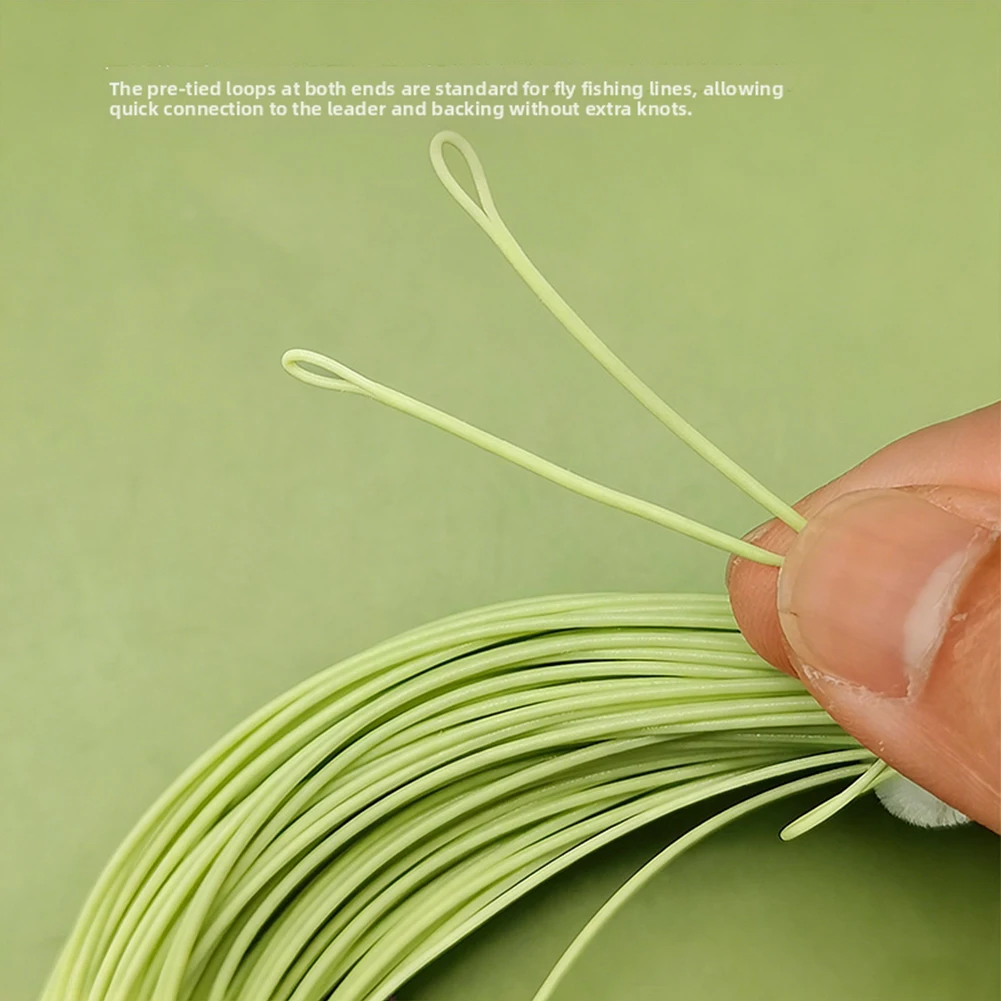 

1/3/5F Nylon Floating Fly Line with Symmetrical Double Taper and Welded Loops for Dry Fly Fishing Applications