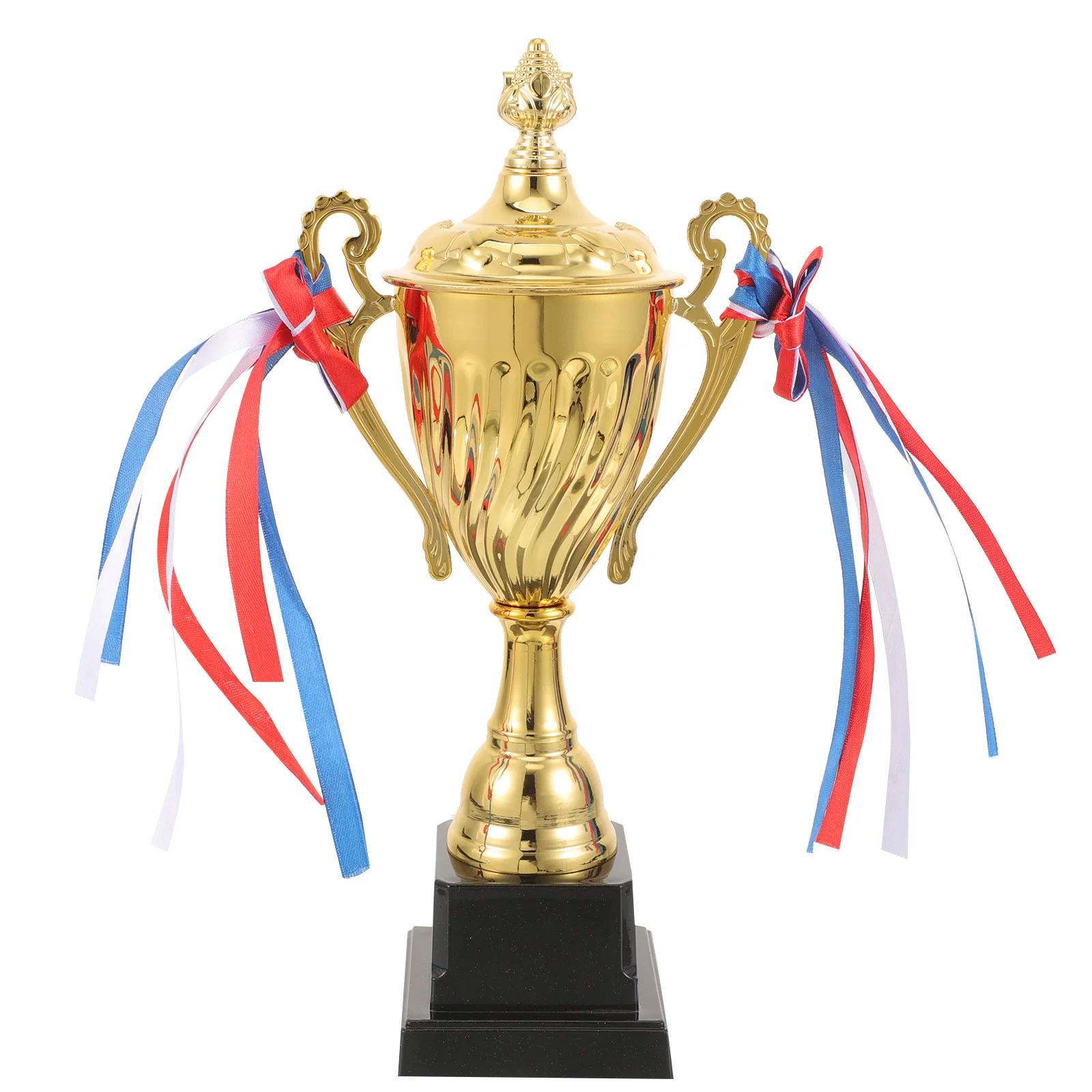 

1Pcs Metal Sports Trophy Golden Cup with Base for School Tournament Classroom Award Basketball Game Competition Prize Match
