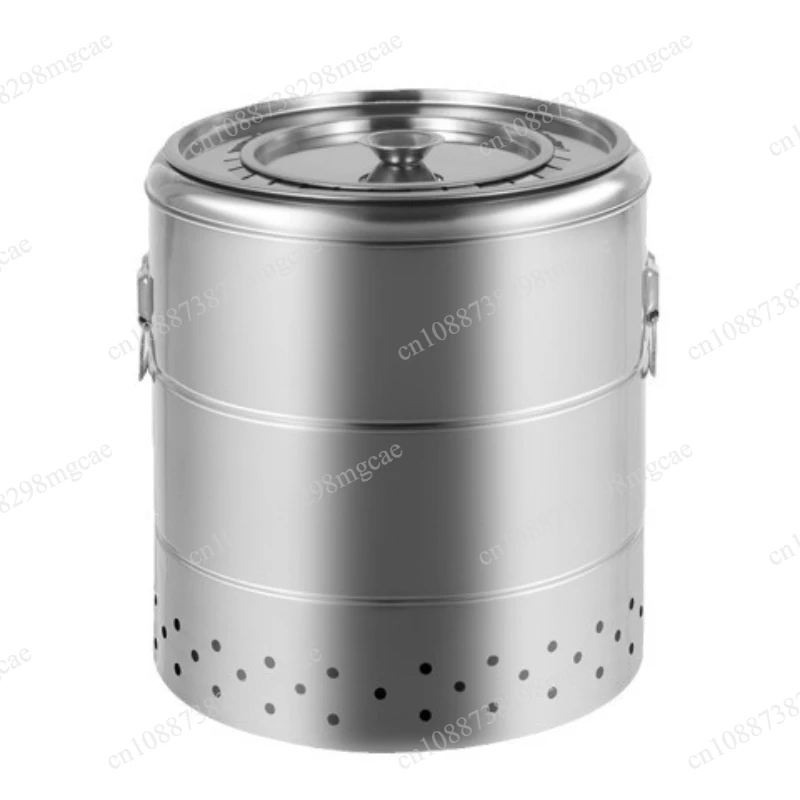 BBQ  Smokeless Barbecue Home Outdoor Hanging Stove Charcoal Grill Indoor Stainless Steel Oven 20/28 Strings
