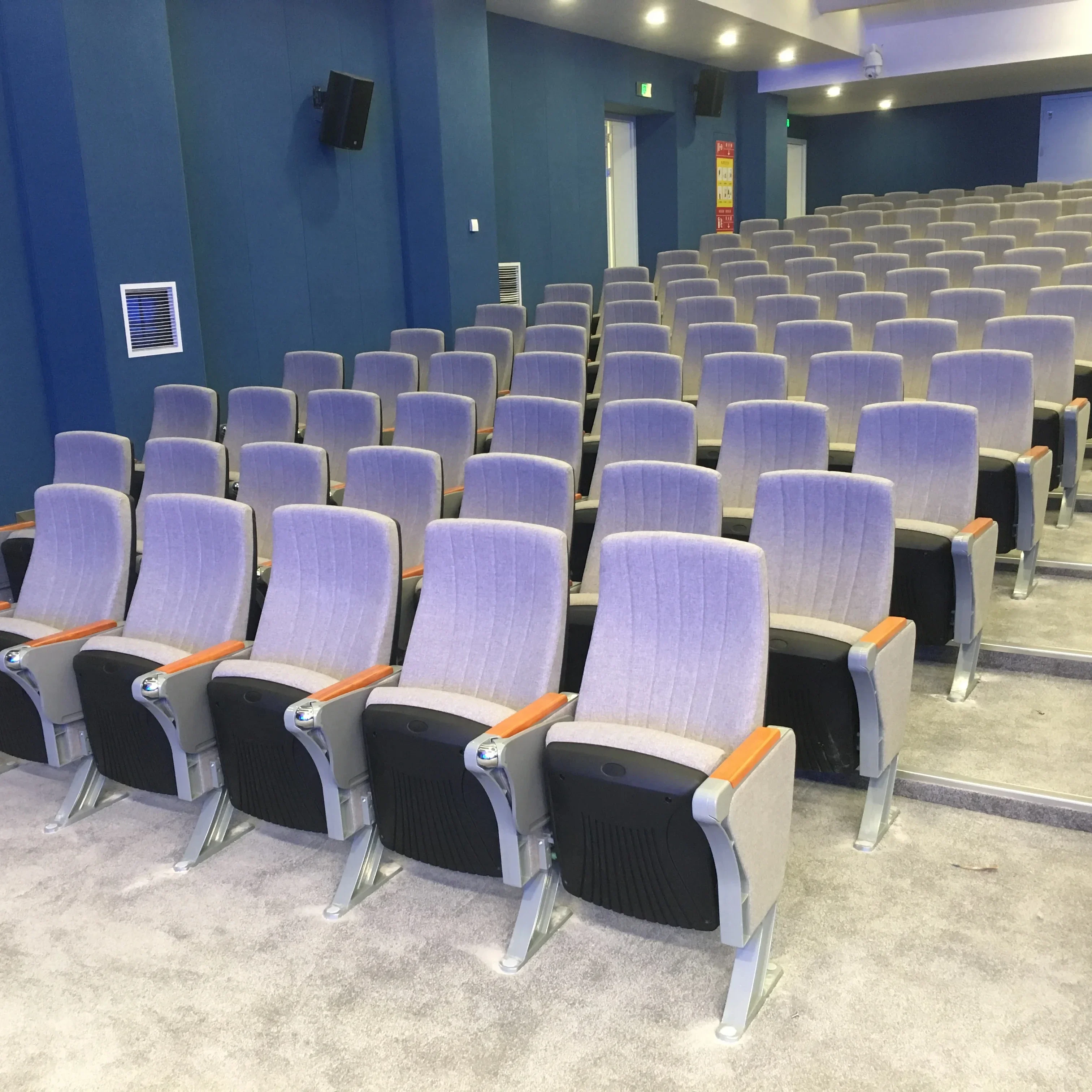 Theatre university auditorium chair with writing pad colleague conference hall auditorium seating