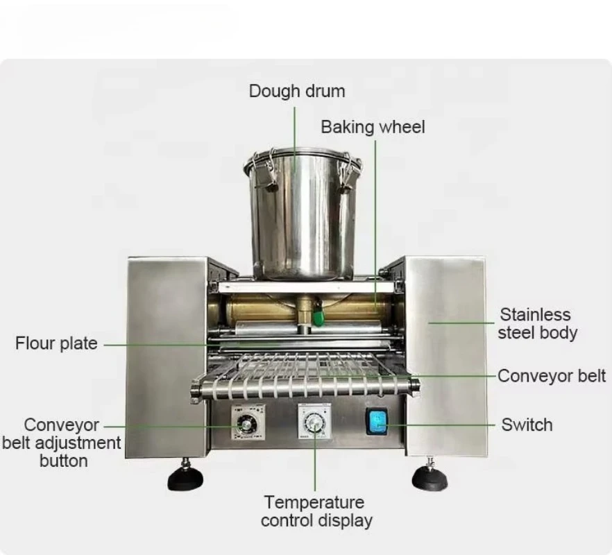 Dezoton Electric Automatic Crepe Maker Machine High Efficiency Griddle for Hotel Restaurant Galette Pancake Cooking