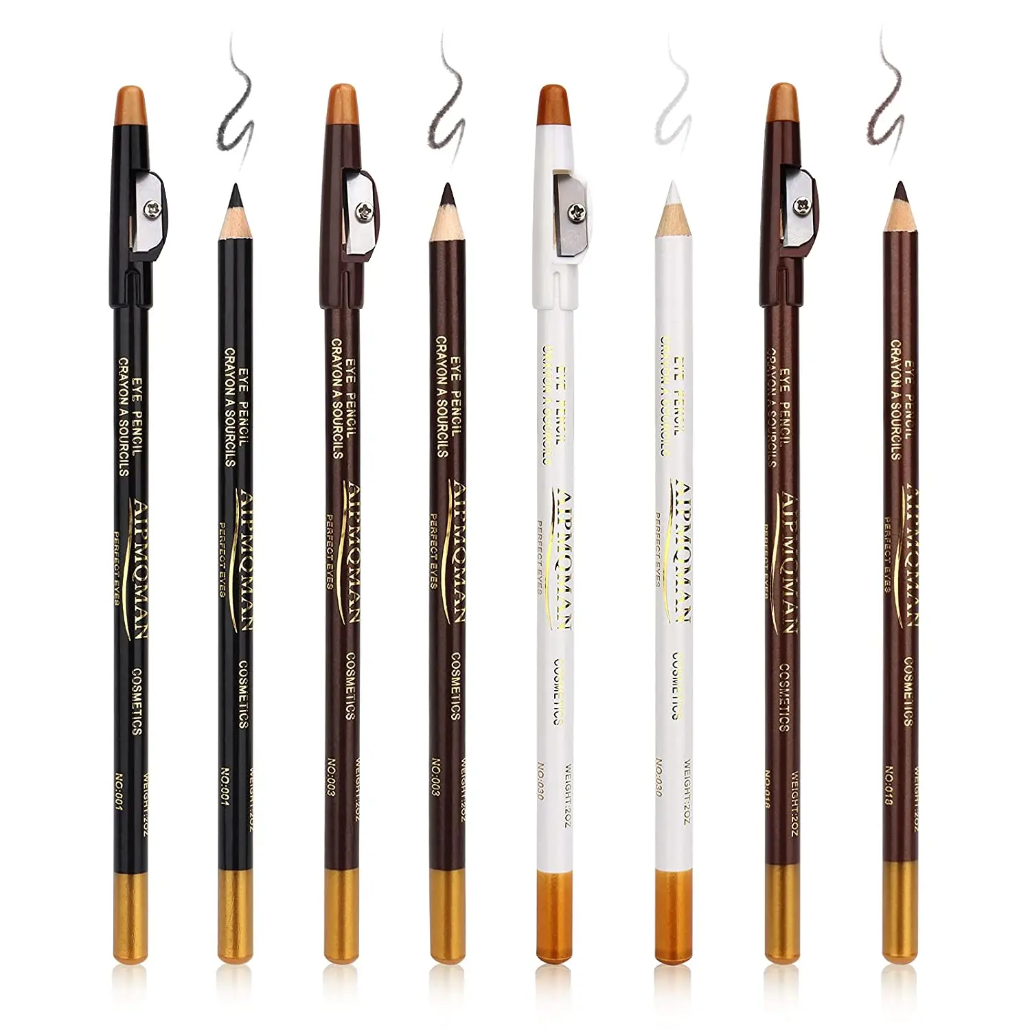 男性用ひげ染料美容師用品、プロのエッジヘアライン、かみそり、トレースヘア、ひげの形のアクセサリー、鉛筆削り、8個