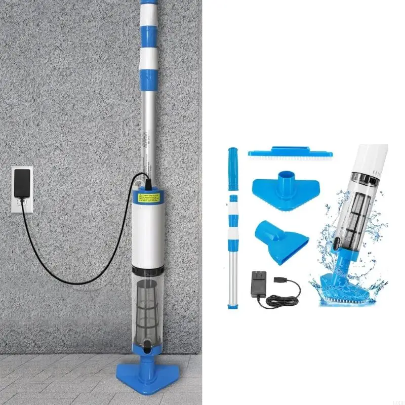 Customizable Rechargeable Pool Vacuum Cleaner with Multifuntional Suction Nozzle for Effective Pool and Hot Tubs Clean
