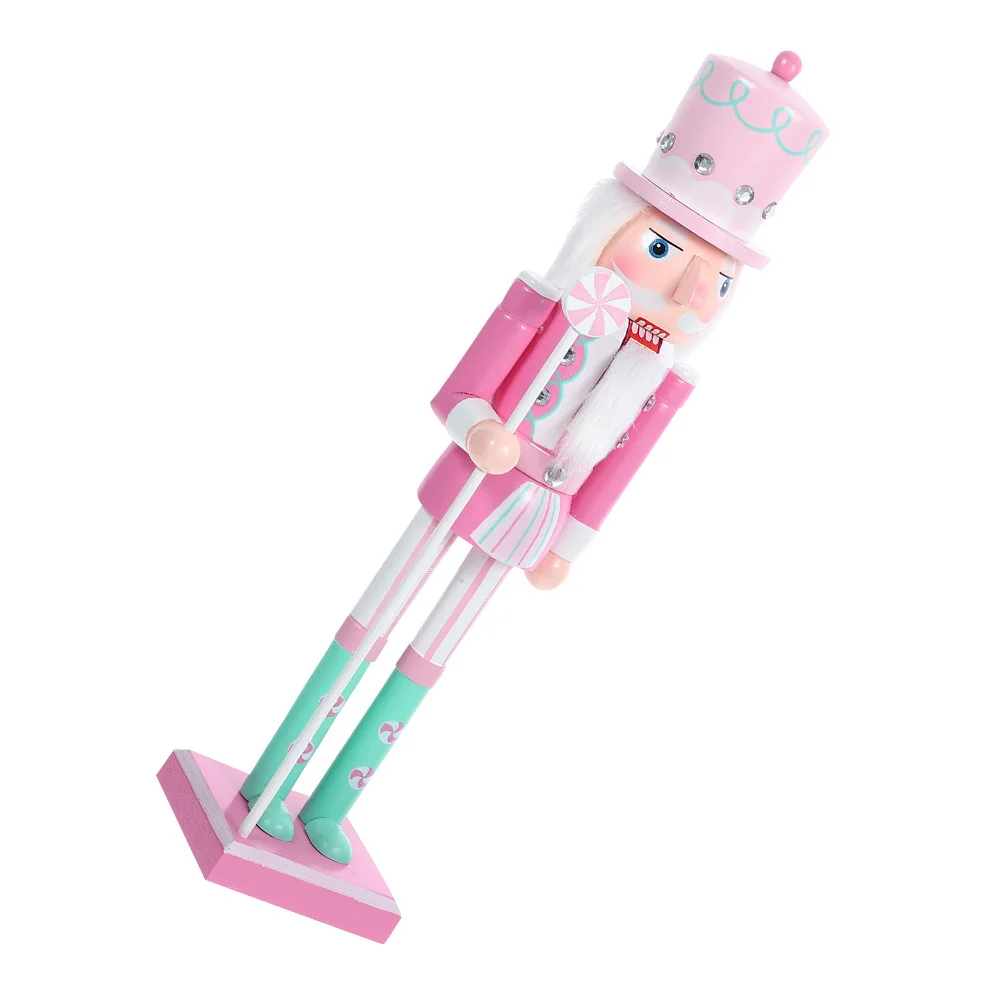 

Wooden Nutcracker Soldier Figurines Christmas Decor Holiday Desktop Decoration Traditional Xmas Ornaments Nutcracker Charm