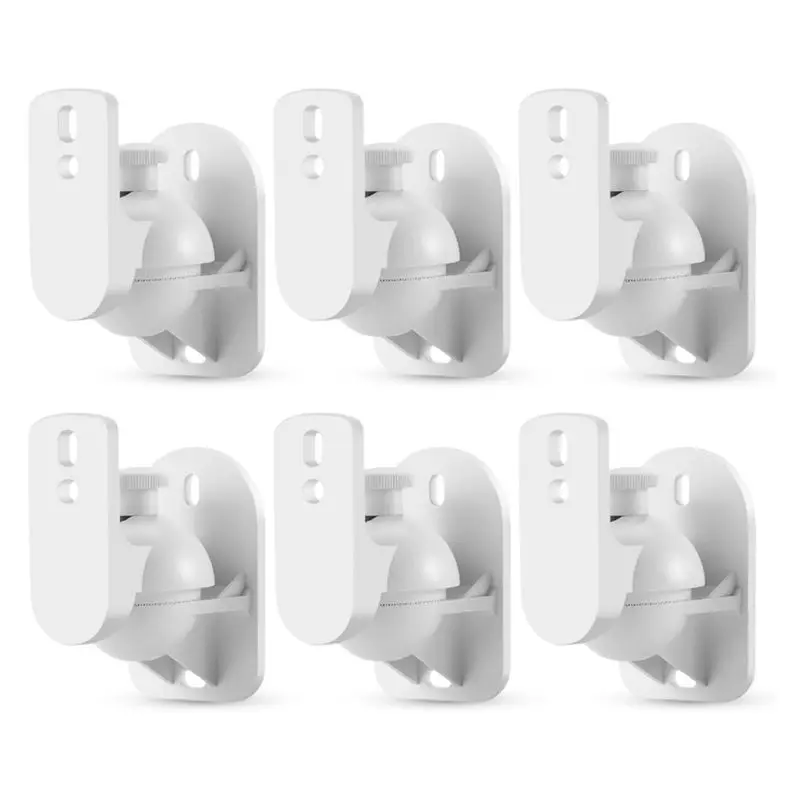 【shop-now】enhanced-sound-space-saving-rugged-small-speaker-wall-mount-bracket-6pcs-wall-mounted-audio-stand-accessory