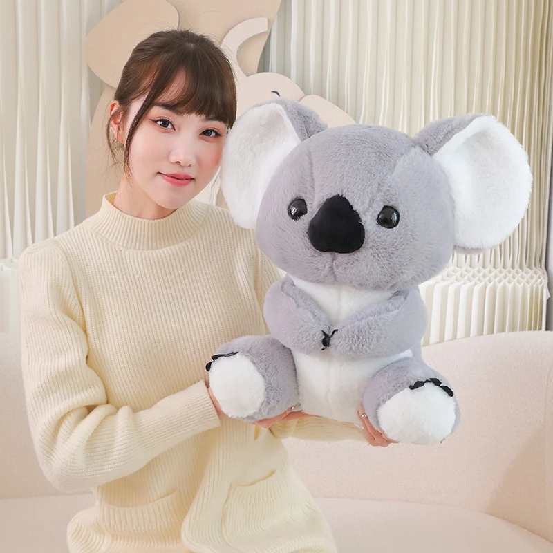 32CM realistico Koala peluche australiano Koala orso farcito bambola morbida regalo adorabile per i giocattoli dei genitori dell'amante