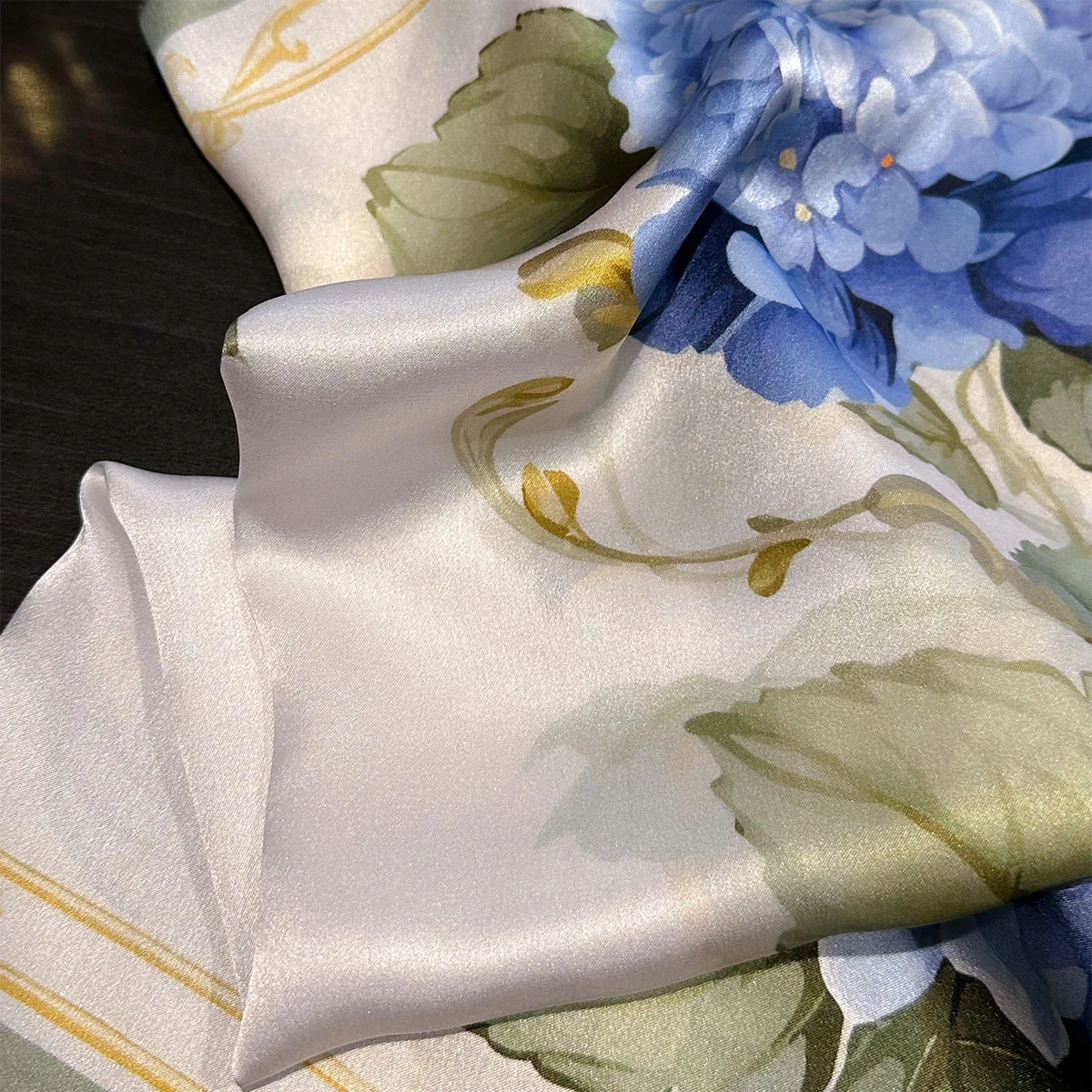 Pañuelo cuadrado de seda pura 100% auténtica para mujer, chal, Foulard, Hijab, pañuelo, pañuelo estampado, Bufanda Echarpe