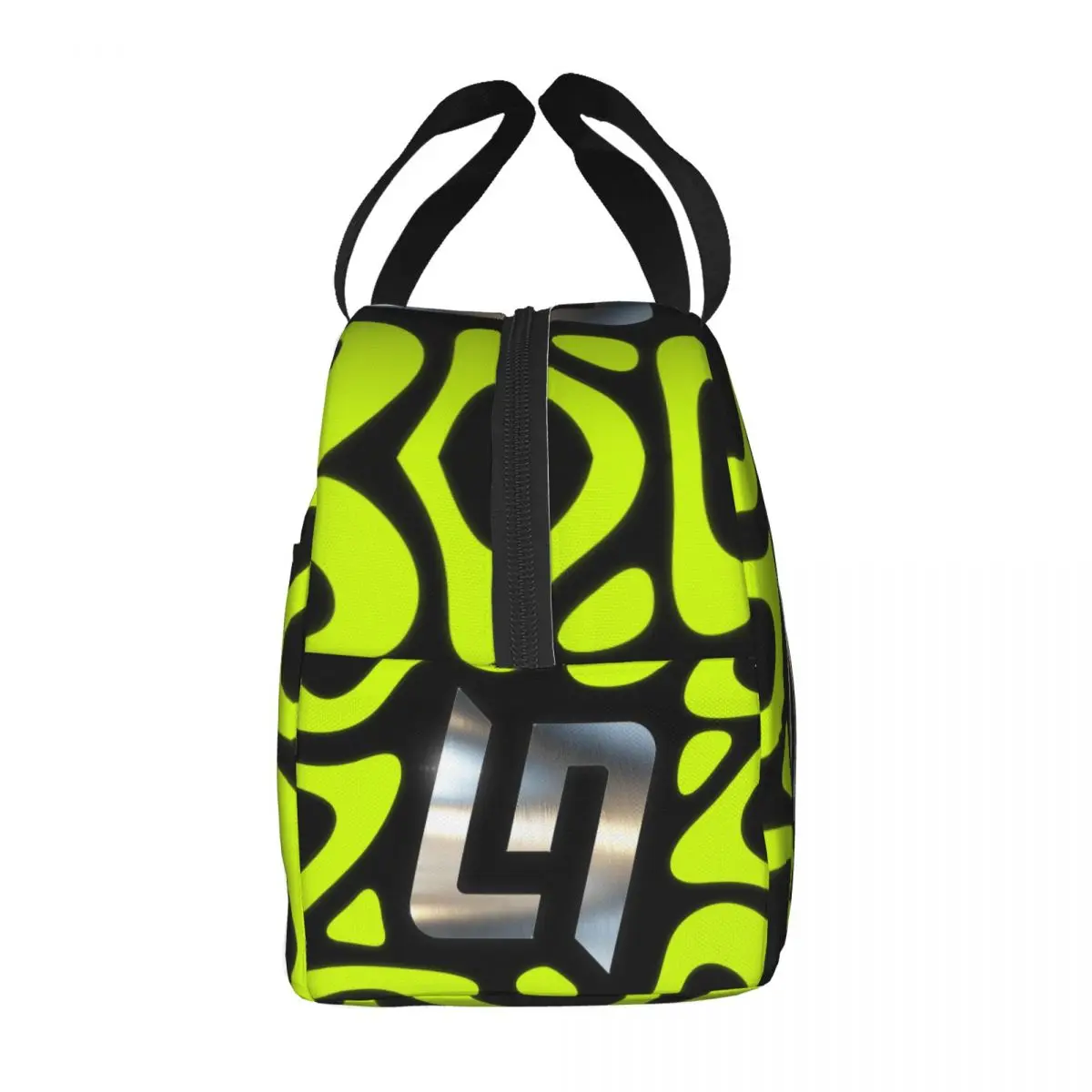 Custom Motorcycle Racing L-Lando Norris Lunch Box Thermal Cooler Food Insulated Lunch Bag Kids School Portable Picnic Tote Bags