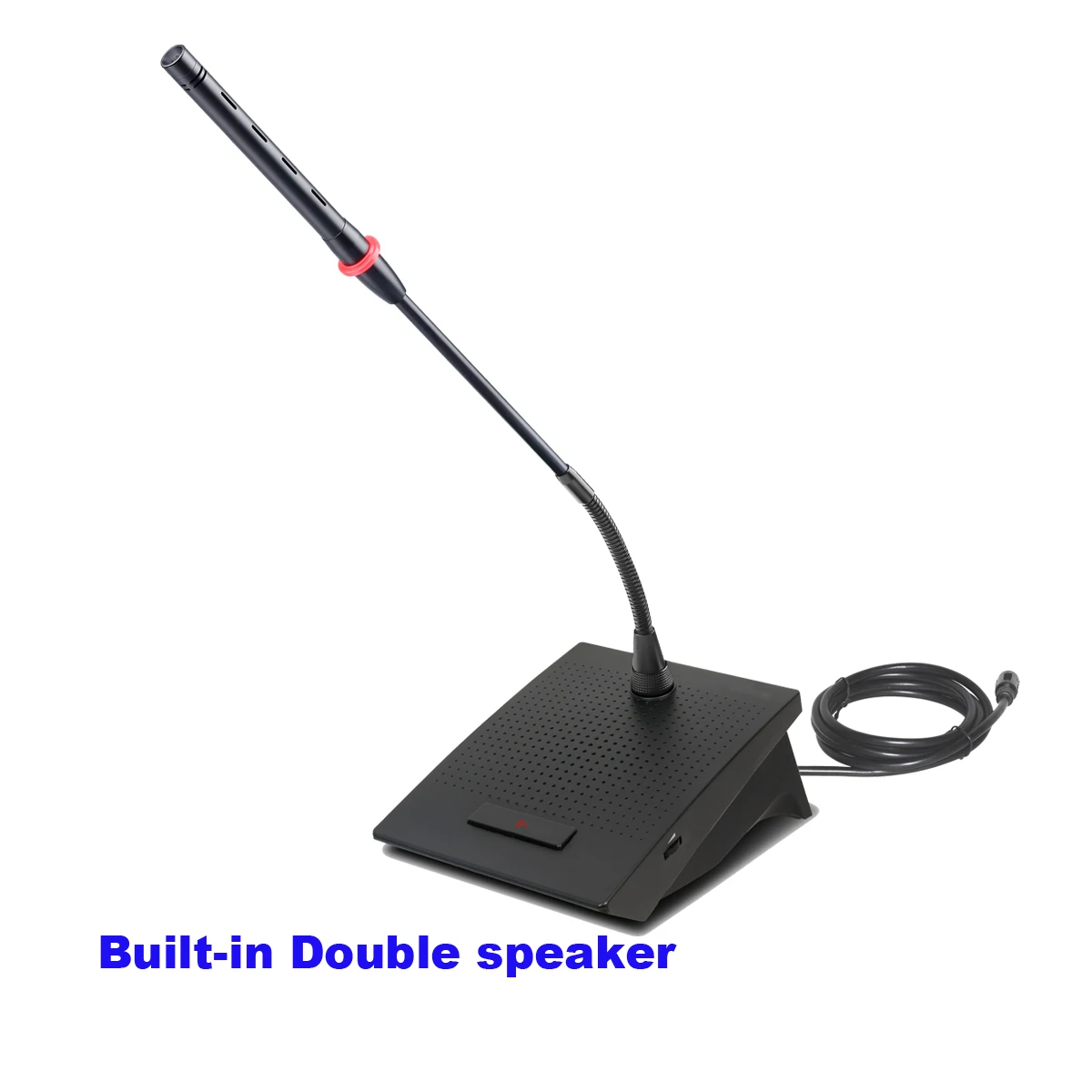 Professional Wired Conference Microphone System with 16 Gooseneck Built-in Speaker Table