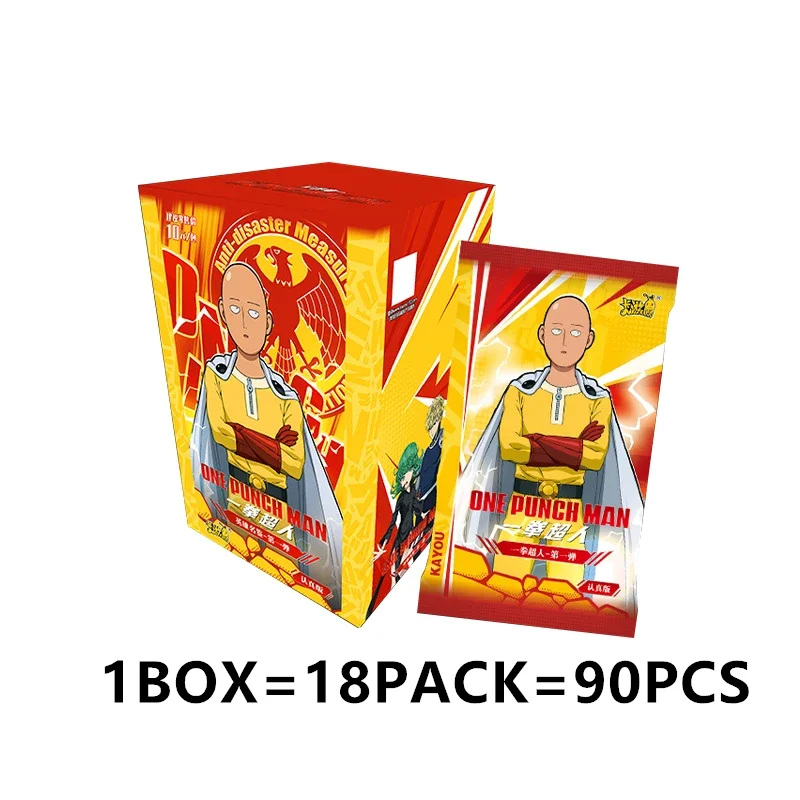 KAYOU-cartas originales de One Punch Man para niños, tarjetas de colección de batalla de Anime, versión en serie de Héroes, Namebook, BP, Saitama, Genos, regalo de juguete