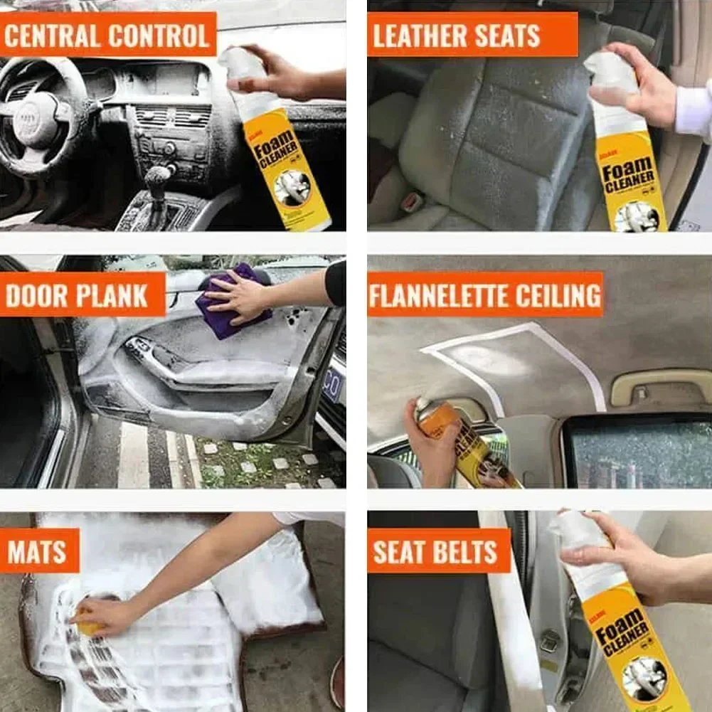 Multi purpose foam cleaner Automotive interior foam cleaner Household cleaning foam