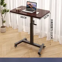 Bedroom Laptop Desk 360° Rotating Plate Strips Height Adjustable Foldable Portable Bed Table for Students Столик Для Ноутбука