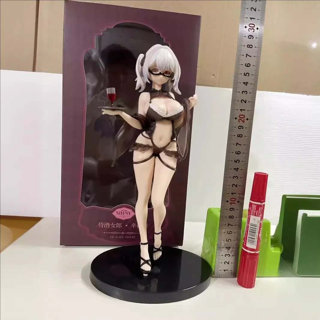 28CM Wine Waiter Girl Cynthia Lume Lovely Amemiya Yukiko Bunny girl Native figure Toy Statue Adult Collectible Model Doll Gift