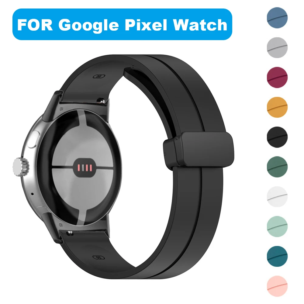 

Ремешок силиконовый для Google Pixel Watch Active, мягкий спортивный браслет для наручных часов, аксессуары для пикселей