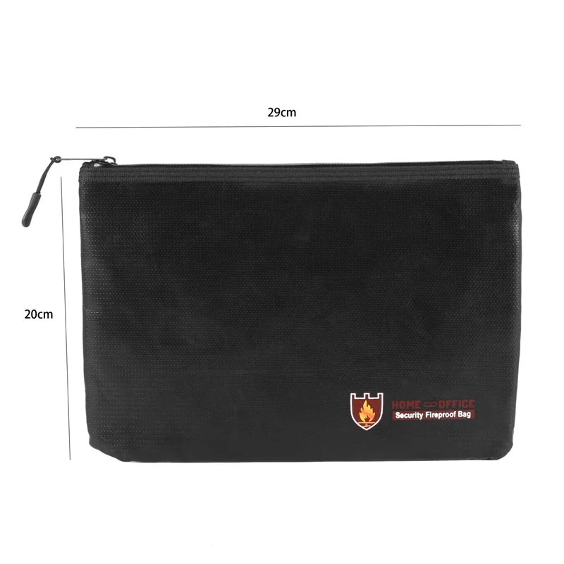 10X Fireproof Document Bags, Waterproof And Fireproof Bag With Fireproof Zipper For Ipad, Money, Jewelry, Passport