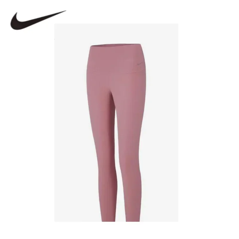 Nike Genuine Women Spring New Design Fitness Yoga Sports Pants Soft Quick Dry Running Training Active Trousers DQ6016-699
