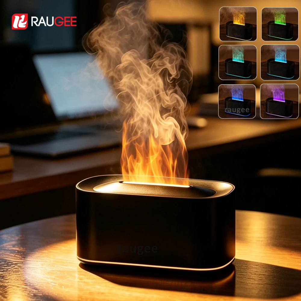 Mini Air Humidifier Essential Oils Diffuse Automatic Home Aromatherapy Diffuser With Light Bedroom Aroma Fragrance