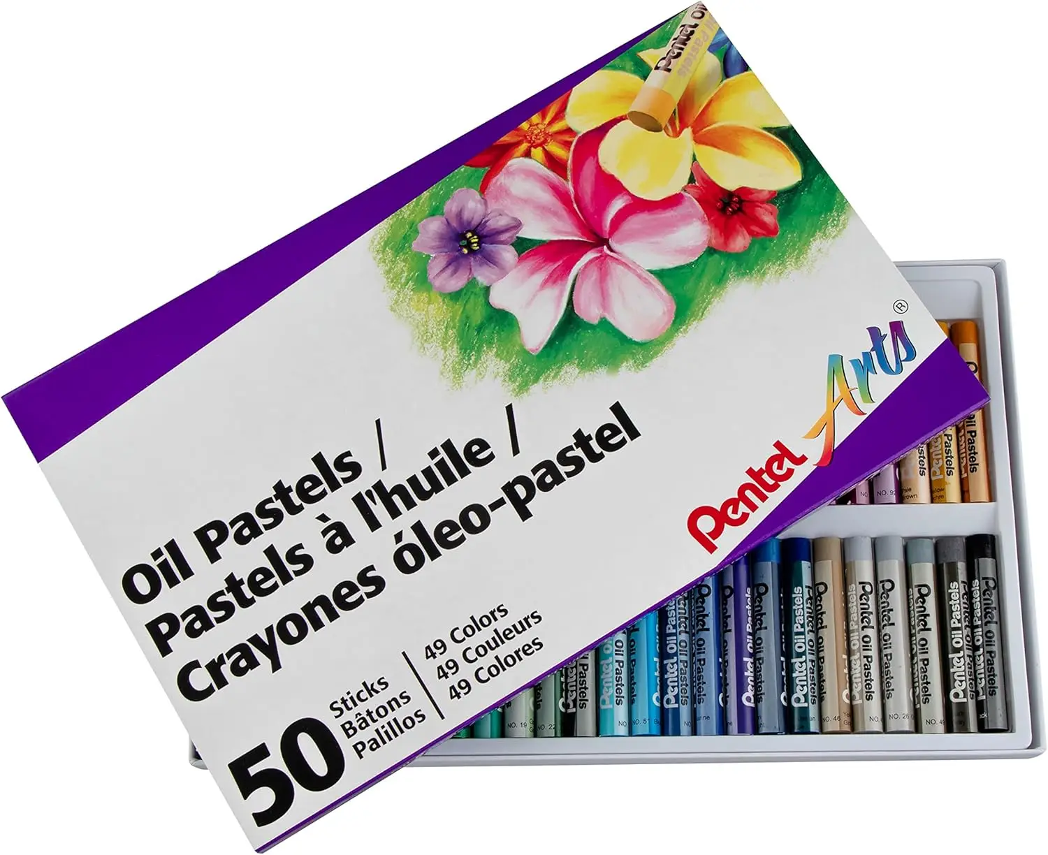 

Vibrant 50-Color Oil Pastel Set for Smooth Blending & Long-Lasting Artwork
