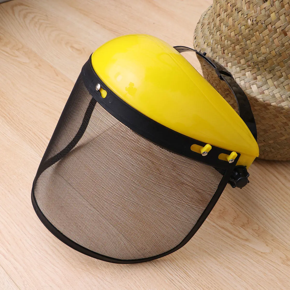 

Wire Mesh Safety Chainsaw Protective Adjustable Headband Sweatband Forestry Face Visor Protective Gear for Garden Work