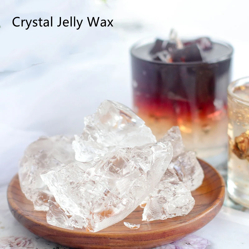 Crystal Transparent Jelly Wax Aromatherapy Candle Raw Materials Can Be Demolded Soy Candle Paraffin Making Diy Supplies