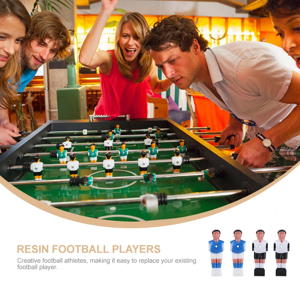 4 Pcs Soccer Foosball Football Table Player Players Substitute Toy Replacing Parts Men Man Child