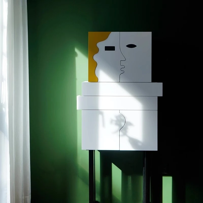 

!@Original Design Nordic Multifunctional Display Bookcase Handmade Solid Wood Storage Cabinet for Living Room Dining Furniture