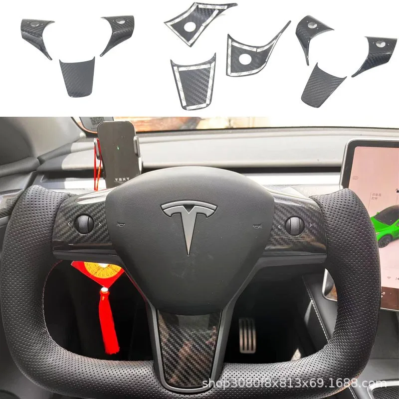 

It is suitable for the modification and upgrading of carbon fiber decorative patches for Tesla ModelModel 3 steering wheel.