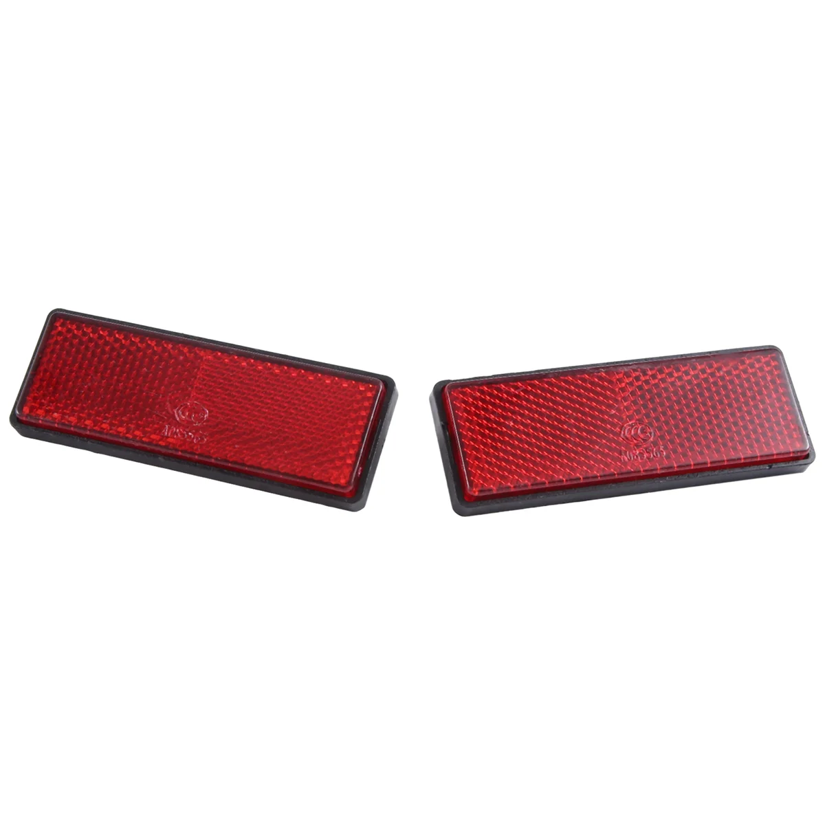 

rectangle red Reflectors Universal For Motorcycles ATV Bikes Dirt Bikes