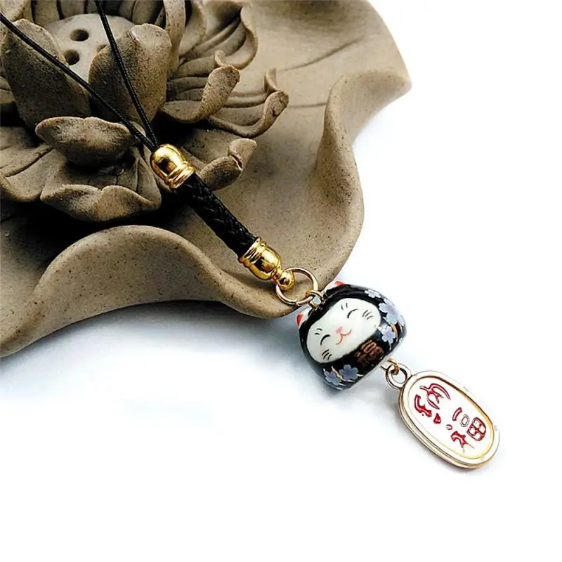 Decorations Mobile Phone Wear Resistance Comfortable Pendant Beauty And Health Exquisite Durable Lucky Cat Keychain Small