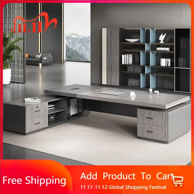 طاولة كمبيوتر حرفية، مكتب تنفيذي، سطح المكتب، الكتابة، المكتب المنزلي، عرض Qimink، استقبال بجانب السرير، أثاث الفندق Tavolino #1