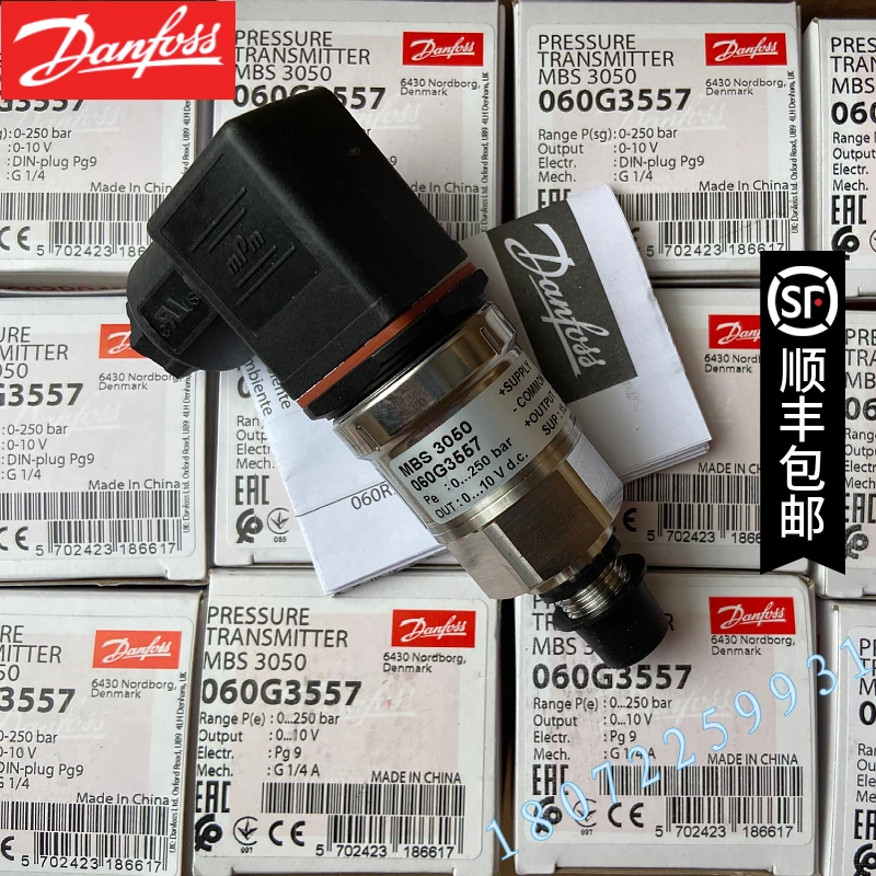 

DANFOSS Pressure Transmitter MBS3300-1011-A6AB04-0 060G3873 0-1BAR