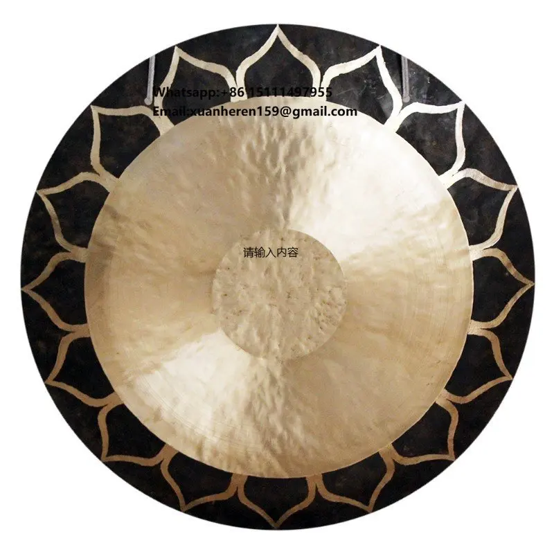 China Factory Direct Sales Handmade Lotus Wind Gong Musical Instruments Gong