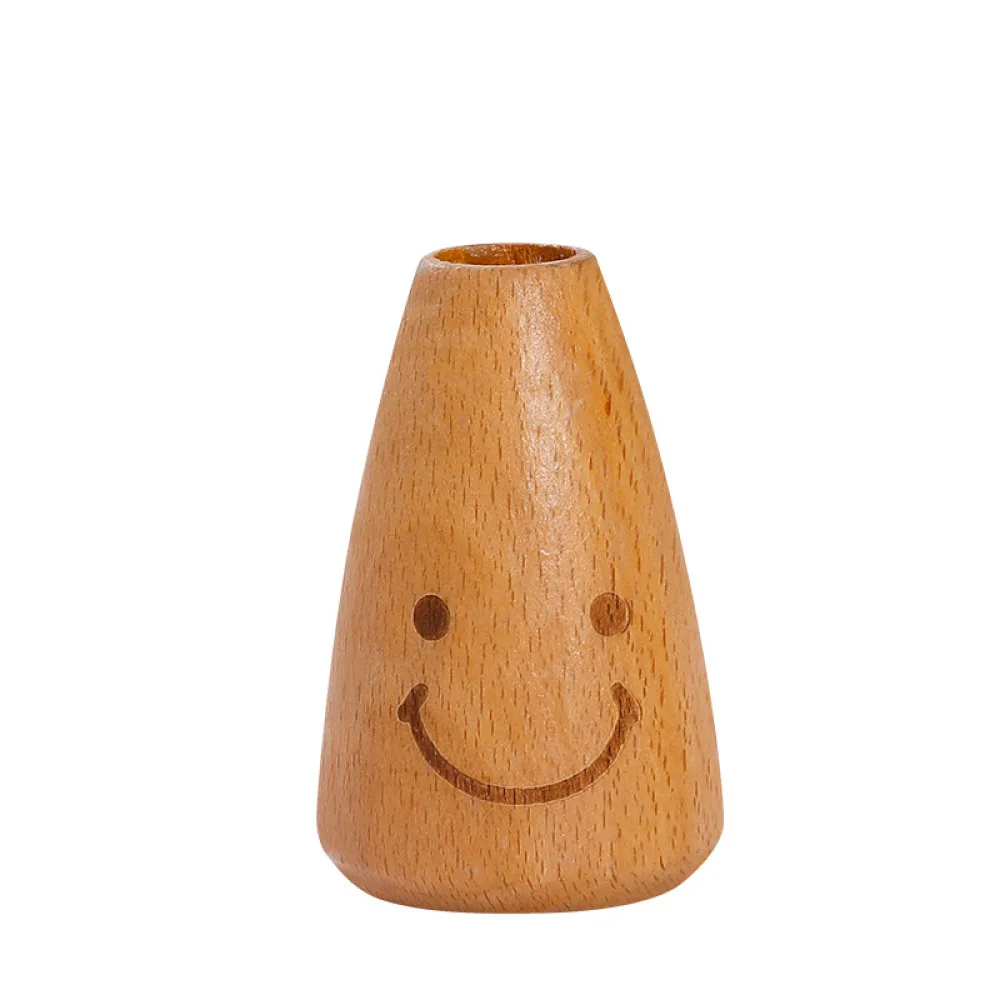 Durable Kitchen Utensil Set Wooden Handle Smiley Stainless Steel Cooking Tools For Baking Whisk Spoon Spatula Pizza Cut