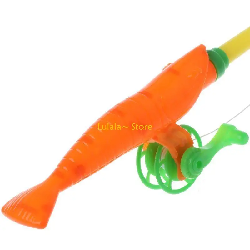Y4QA Educational Baby Child Kids Fishing Rod Fish Model Toy Fun Game Gift Great Performance