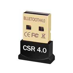 Mini USB Bluetooth 4.0 Adapter Dongle Bluetooth CSR 4.0 USB 2.0 For PC Laptop Windows 10 8 XP Win 7 Up to 3Mbps 20m Distance