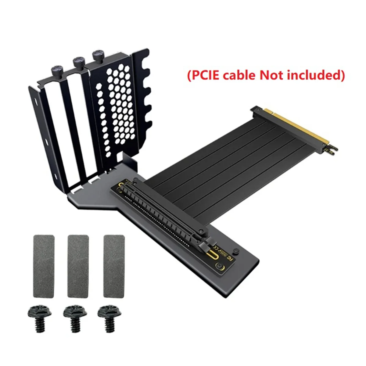 

Universal Vertical GPU Holder Riser ATX Matx Case VGA Graphics Card Steering Bracket for 3090, 4090 Graphics Cards Black