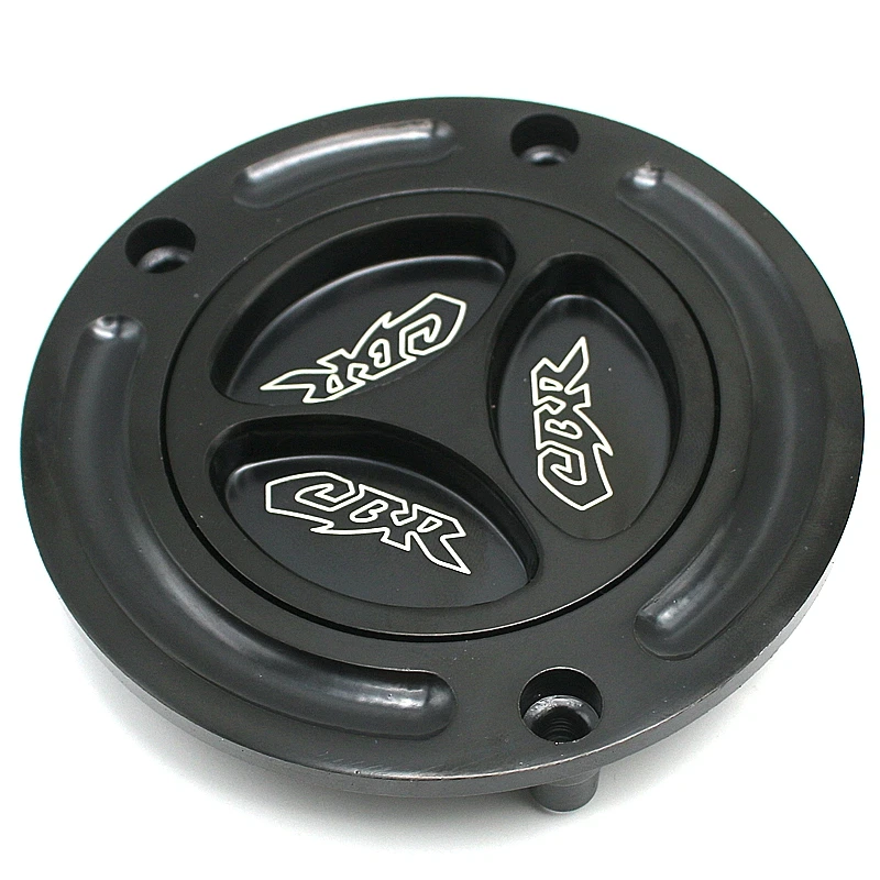 Chrome / Black Motorcycle Keyless Fuel Gas Tank Cap For Honda CBR600 F2 F3 F4 F4i CBR600RR CBR1000RR CBR900RR CBR929RR CBR954RR
