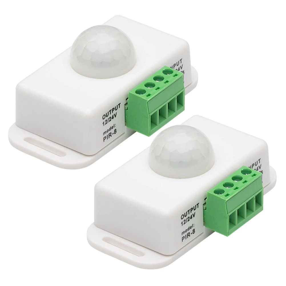

2pcs Motion Infrared Human Body 12v 24v Timer Electronic High Sensitivity Waterproof LED Control