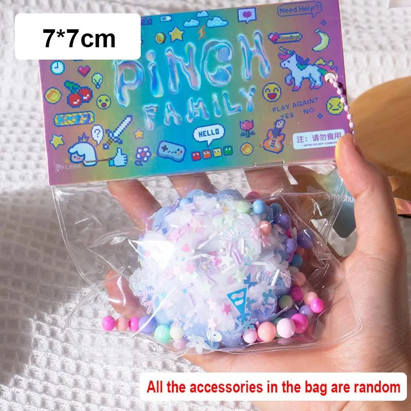 Suave púrpura patata dulce Taro pastel Mochi suave pegajoso calmante juguete de relajación apretar gofre juguete polvo pies regalos blandos