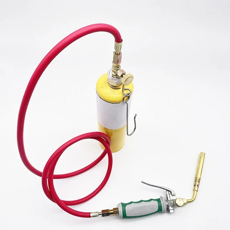 Professional  Dual Switch Gas Torch Brazing Torch of Propane Gas 1.6m Hose for Brazing Soldering Welding Heating Application BBQ