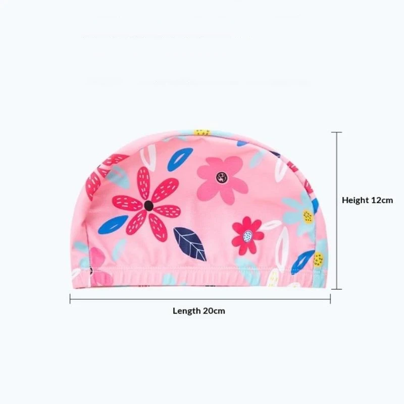 Children Cartoon Swim Cap High Elasticity Waterproof Silicone Hat for Boys Girls Pool Water Sports Sessions